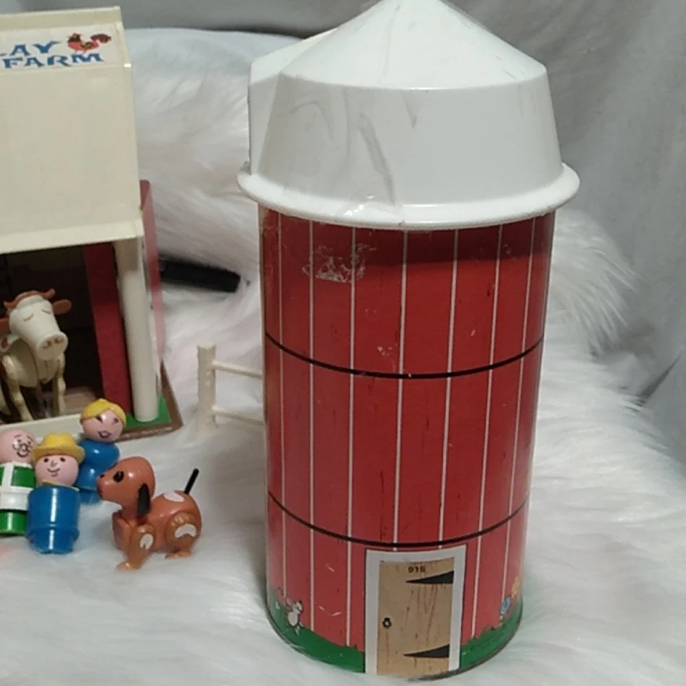 Fisher Price Family Farm Play Bundle 69' 79' Vintage Everything Included